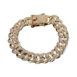 🌷Golden 8 inch bling bracelet